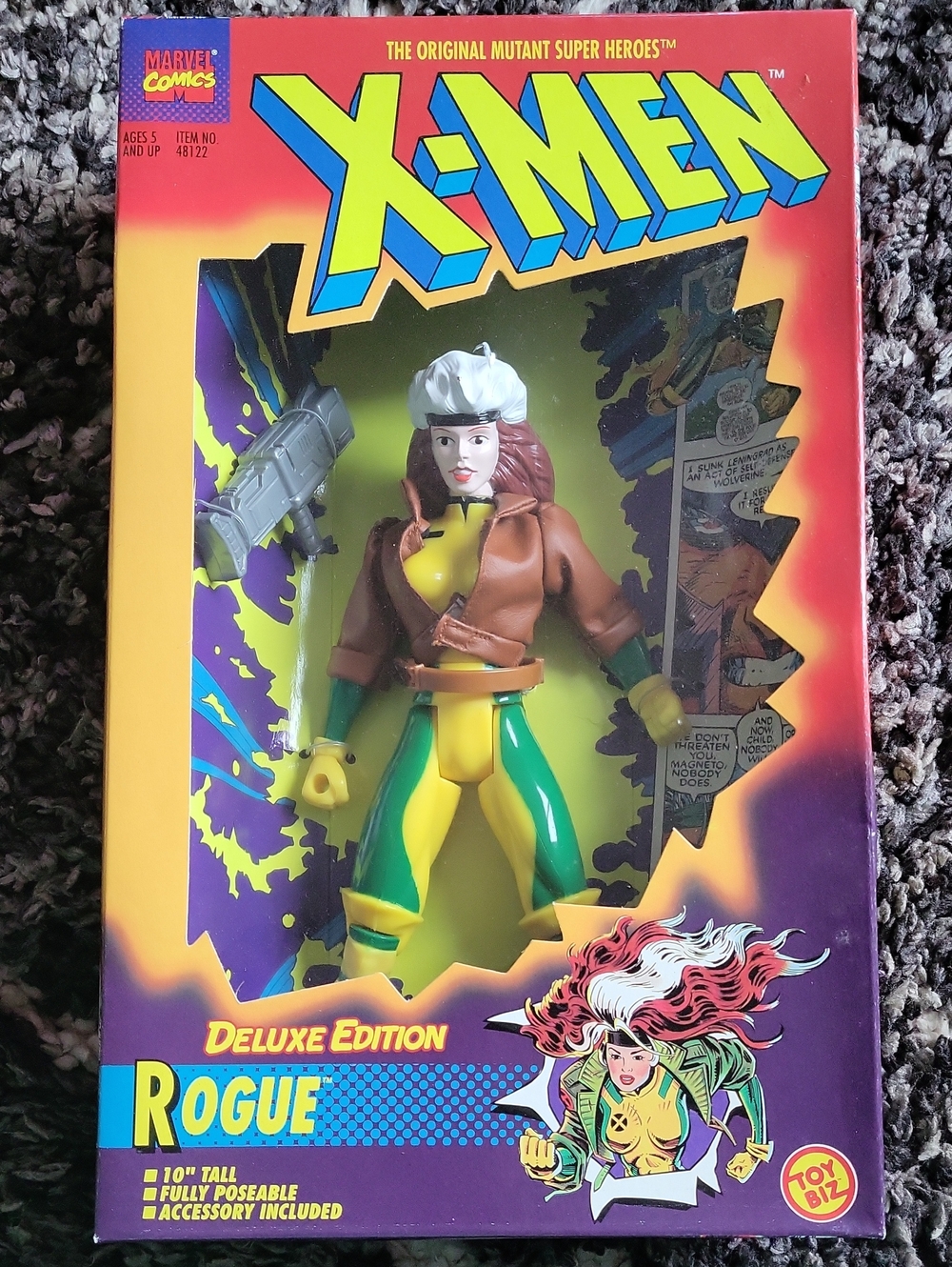 Rogue X‑Men Deluxe Action Figure - Green/Yellow/Brown/White